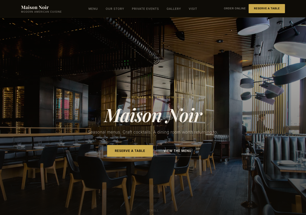 Food & Beverage template